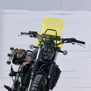 Parabrisas con soporte gps honda cl