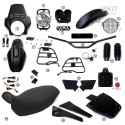 R1150r pro kit con laterales de depósito en tubo (matt black)