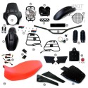 R1150r pro kit con laterales de depósito en tubo (matt black)