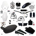 R1150r pro kit con laterales de depósito en tubo (alpine white)