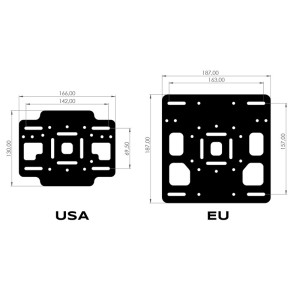 Portamatrículas bajo bmw r12