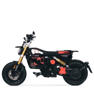Cubierta de sillín negro/naranja bmw ce 02