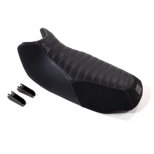 Sillín de cuero negro, lona r1150r