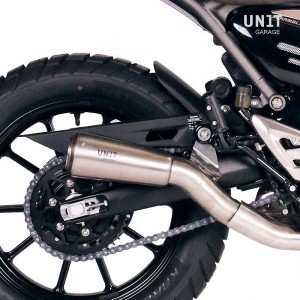 Silenciador bajo triumph speed 400