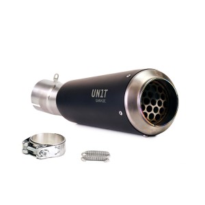 Silenciador corto de titanio bmw r12 ninet