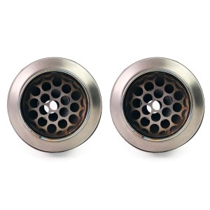 Titanium scrambler doble alto silenciador con soldadura visible