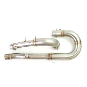 Colector de escape de acero inoxidable sin catalizador triumph