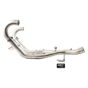 Colector de escape de acero inoxidable sin catalizador + silenciador de luz de advertencia del motor euro 5+ bmw r12 ninet