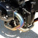 Colector de escape sin catalizador en titanio con soldadura vista (euro 5)