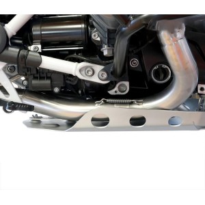 Colector de silenciador sin catalizador 1250lc en acero inoxidable