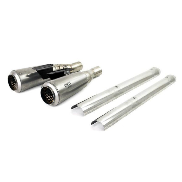 Kit silenciadores titanio r18 para colectores originales