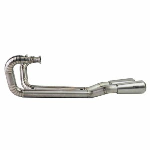 Silencioso completo en titanio r18 con soldadura vista