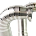 Silencioso completo en titanio r18 con soldadura vista