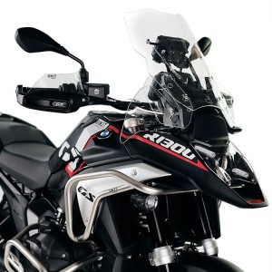Barra de protección del depósito bmw r1300gs heavy duty (color plata)