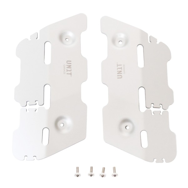 Protectores laterales de aluminio plateado himalayan 450 (2024 en adelante)