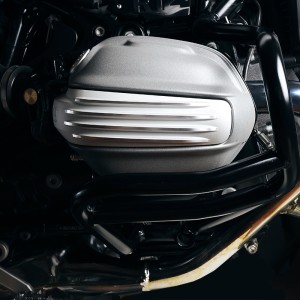 Par de protectores de bobina plateados para bmw r12