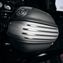 Par de protectores de bobina plateados para bmw r12