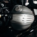 Par de protectores de bobina plateados para bmw r12