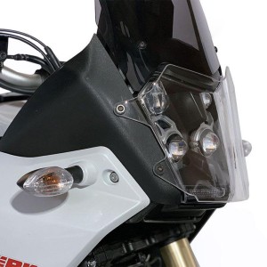 Protección de luz delantera transparente