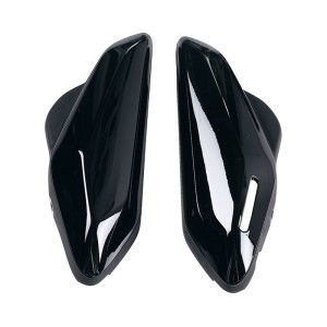 Paneles laterales negros brillantes para royal enfield himalayan 450 (2024 en adelante)