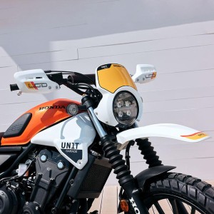 Paneles laterales del depósito honda cl blanco