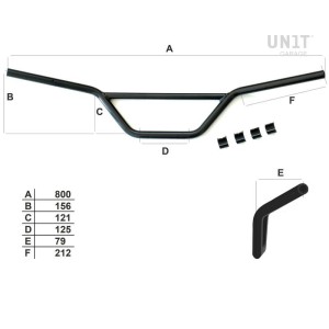 Manillar comfort bmw f450gs