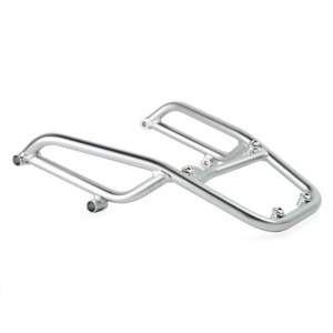 Portaequipajes trasero con asas de pasajero aprilia tuareg 660 plata