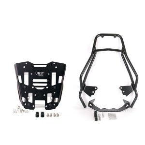Portaequipajes con asas para pasajero + placa superior del baúl original de bmw f450gs