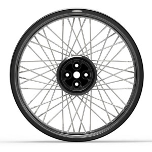 Par de ruedas de radios r850r 48m6 (drum brake) (1989-1993)