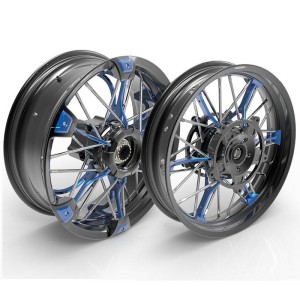Par de ruedas de radios ninet racer y pure 24m9 sx-spider tubeless (2017 en adelante)