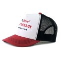 Gorra trucker vintage unitgarage blanco/rojo