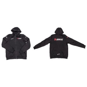 Sudadera Akrapovic - Alpinestars Negro Akrapovic 801528