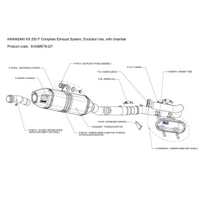 Escape completo Evolution. No homologado  Akrapovic S-K2MET6-QT