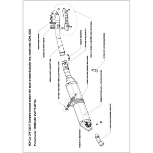 Escapes completos Evolution. No homologado  Akrapovic S-H2MET1-MTTA