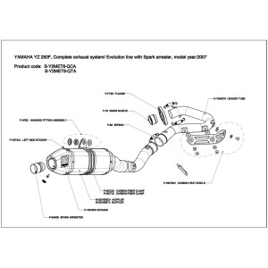 Escapes completos Evolution. No homologado  Akrapovic S-Y2MET6-QTA