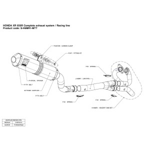Escapes completos Racing no homologado  Akrapovic S-H6MR1-MTT