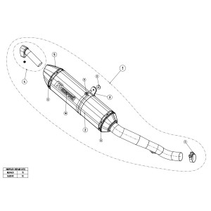 Silenciosos Slip-on. Homologado  Akrapovic S-H12SO3-HRT