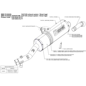 Silenciosos Slip-on. Homologado  Akrapovic S-B12SO2-HLTC