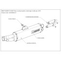 Silenciosos Slip-on. Homologado  Akrapovic S-B12SO6-HLT