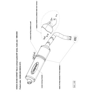 Silenciosos Slip-on. Homologado  Akrapovic SS-H6SO3-HDT