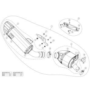 Silenciosos Slip-on. Homologado  Akrapovic S-B9SO1-HAPLT