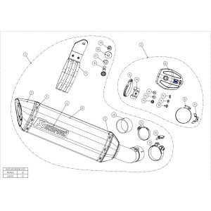 Silenciosos Slip-on. Homologado  Akrapovic S-K10SO24-HRT