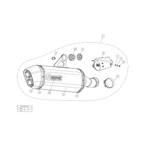 Silenciosos Slip-on. Homologado  Akrapovic S-B12SO16-HAAT