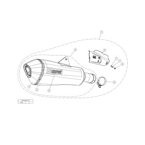 Silenciosos Slip-on. Homologado  Akrapovic S-B12SO18-HLGT