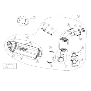 Escapes completos Racing. Homologado  Akrapovic S-B3R1-HRSS-1
