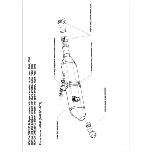 Silenciosos Slip-on. No homologado  Akrapovic S-H2SO1-MTA
