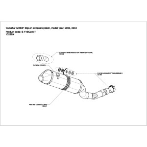 Silenciosos Slip-on. No homologado  Akrapovic S-Y4SO2-MT