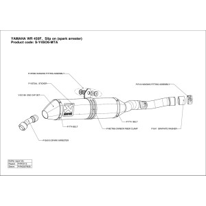 Silenciosos Slip-on. No homologado  Akrapovic S-Y4SO6-MTA