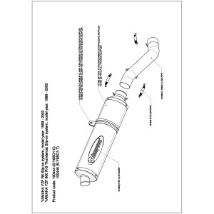 Silenciosos Slip-on. No homologado  Akrapovic S-Y6SO1-C