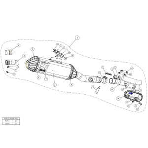 Escapes completos Evolution. No homologado  Akrapovic S-K2MET8-BNTA
